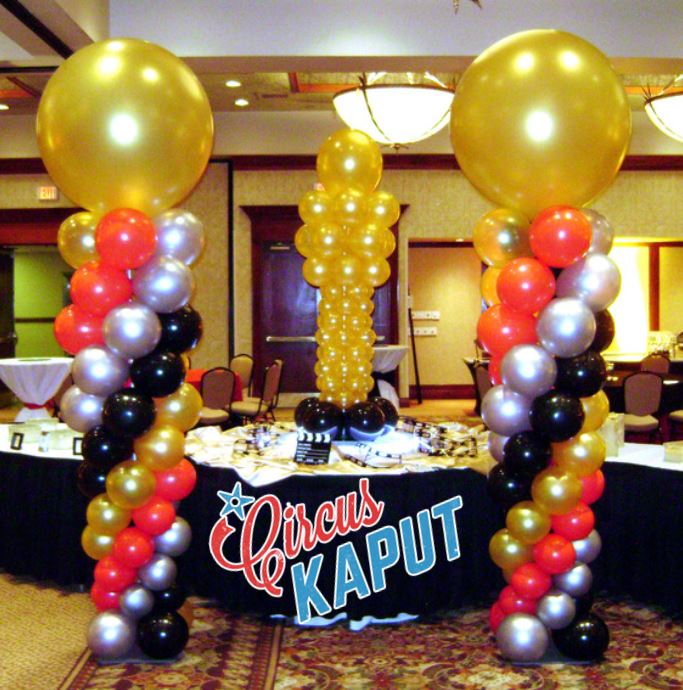 Balloon Decor for a Gala event