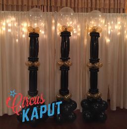 Balloon Lamppost Decor for event